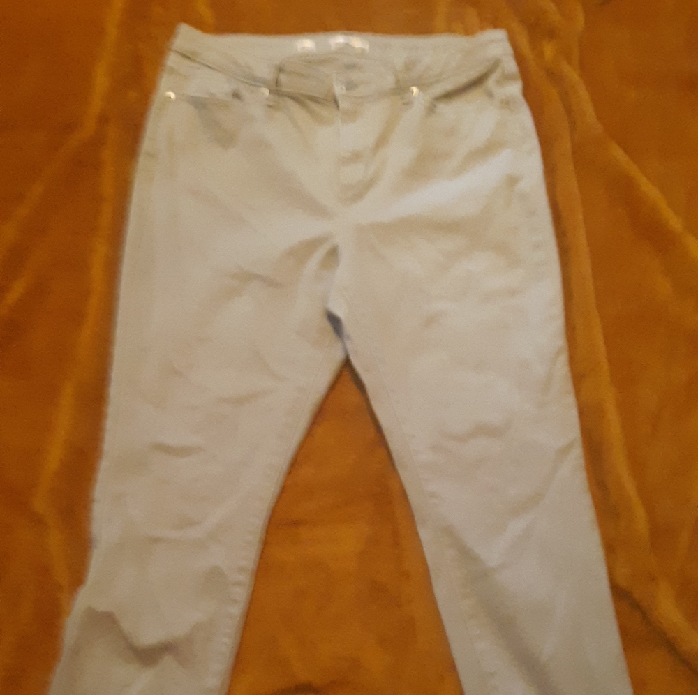 LC Lauren Conrad Cuffed Skinny Pants